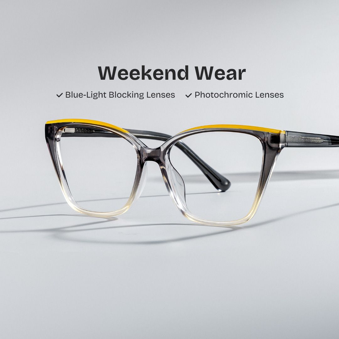 Sienna Grey Butterfly Prescription Glasses | Zeelool0