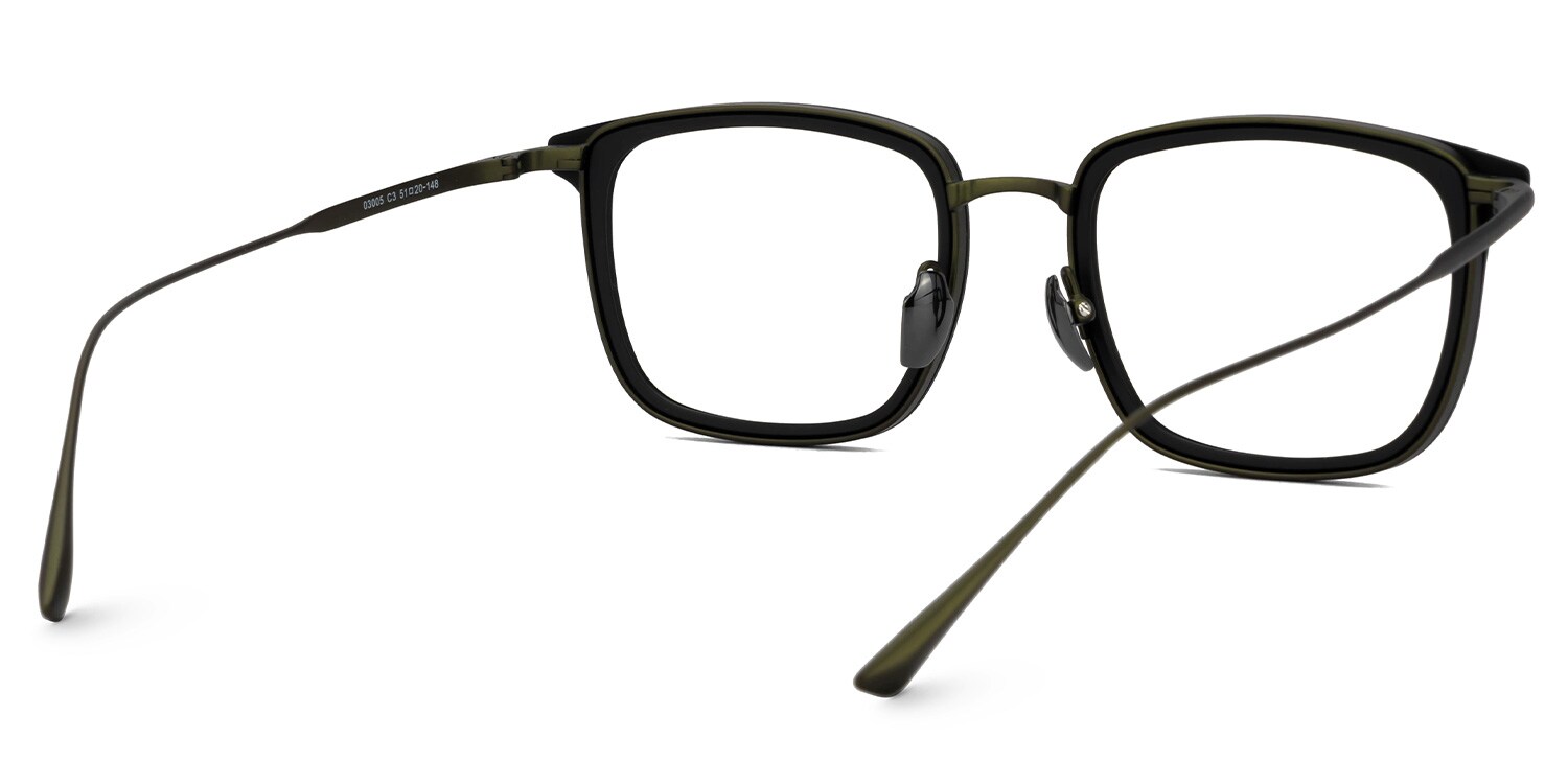 Gonzales Square Black Glasses3