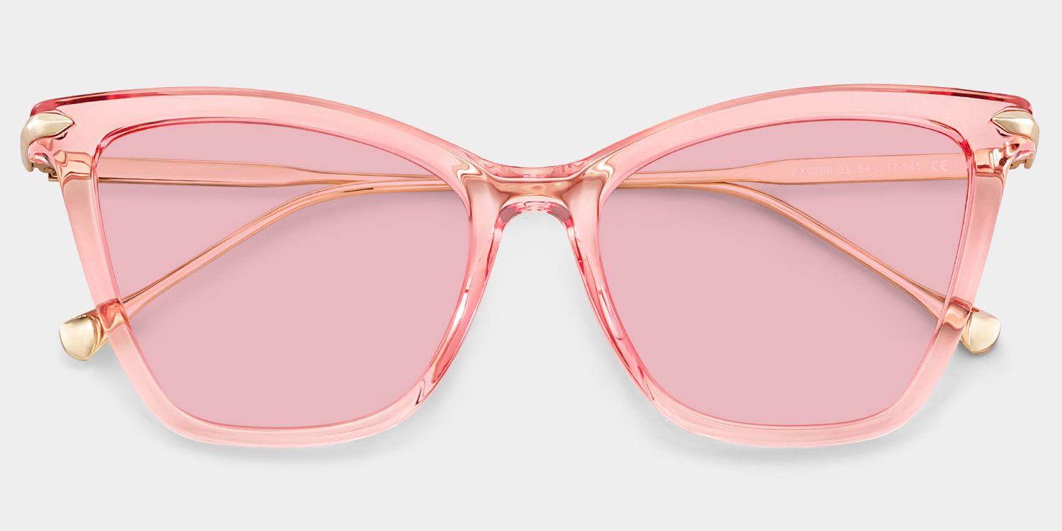 Hilary Butterfly Pink Frame Sunglasses Online Sale | ZEELOOL1