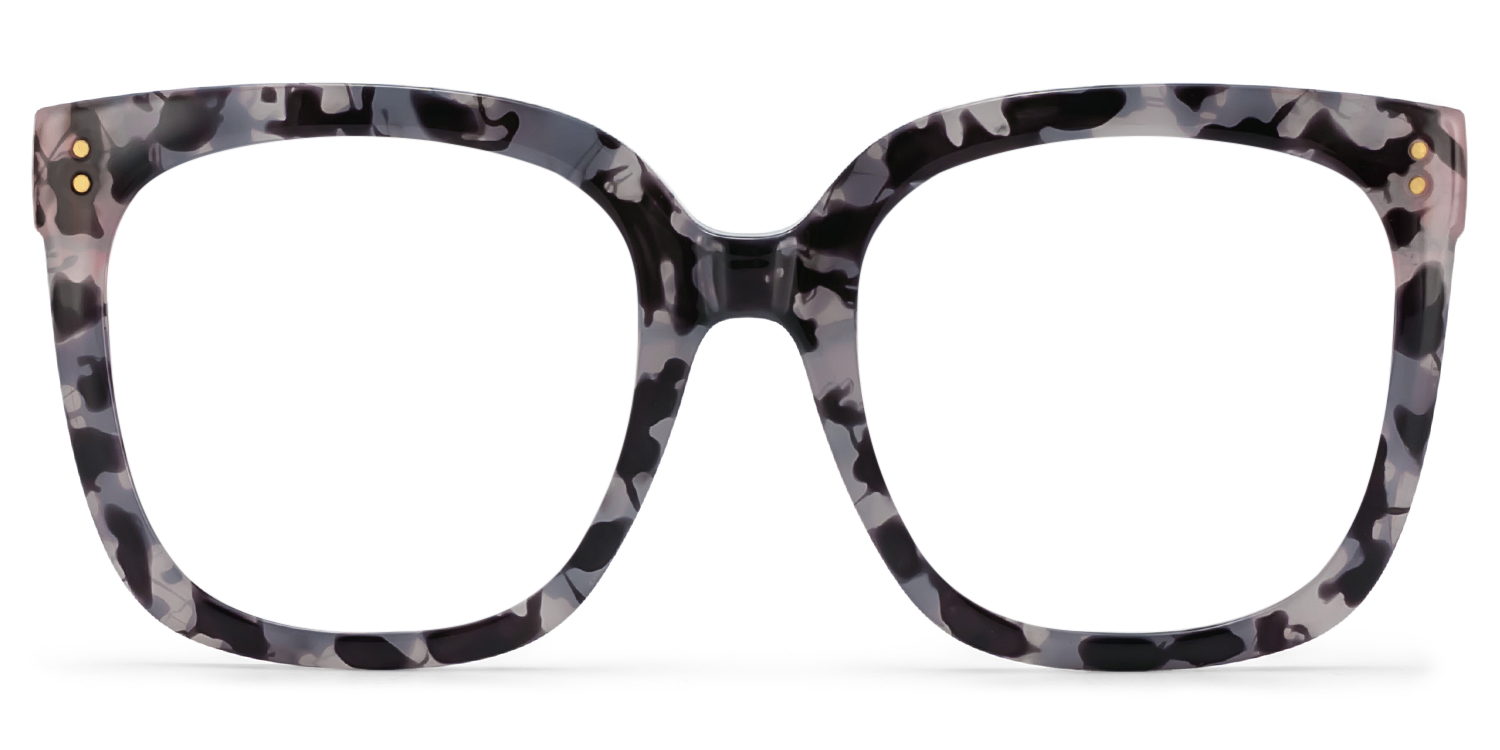 TR90 Ebony Eyeglasses, Ebony Square Glasses -Zeelool Glasses