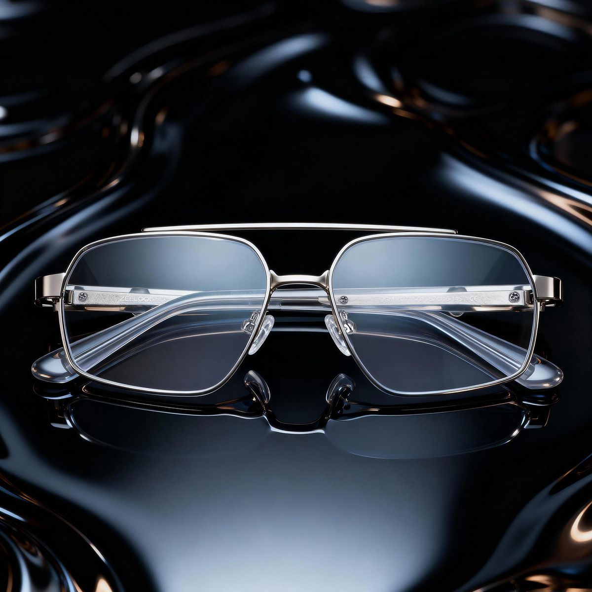 Sterling Eyeglasses in Aviator Silver Frame | ZEELOOL0