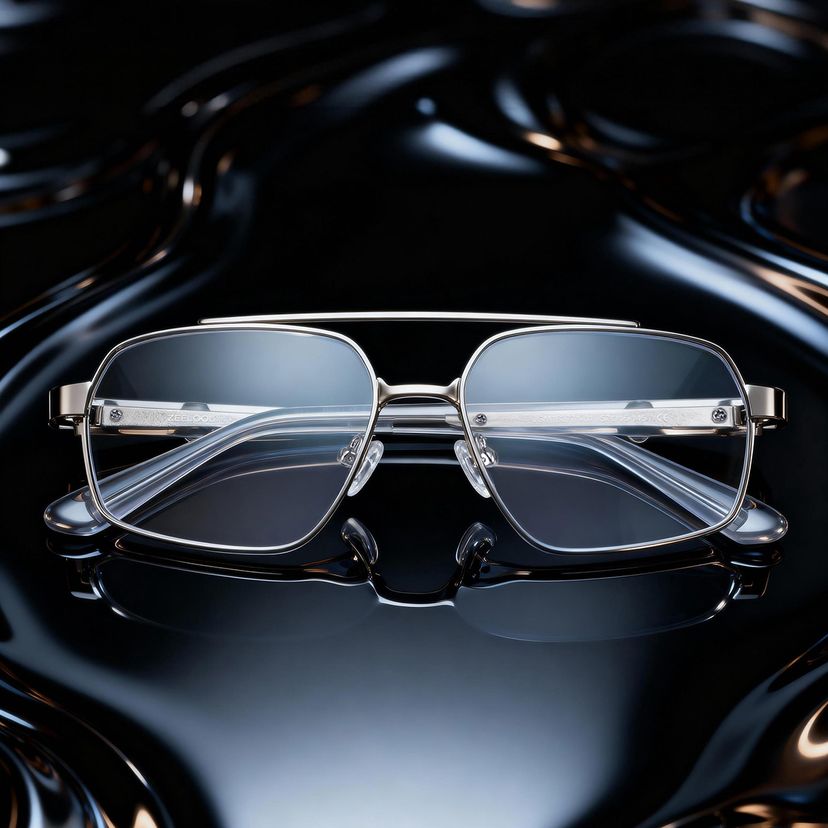 Sterling Silver Aviator Glasses