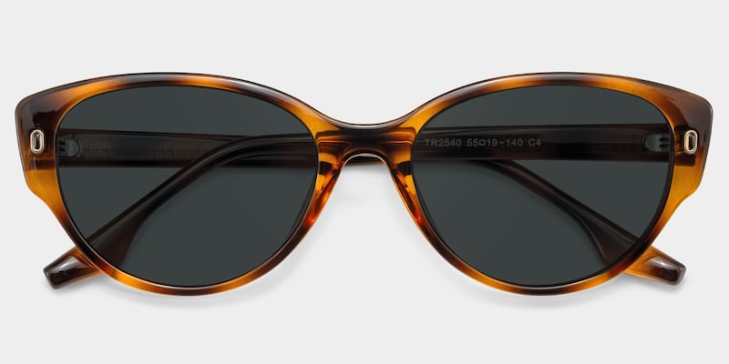 Livia Cat eye Tortoise Polarized Sunglasses