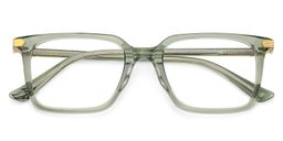 Goveo Rectangle Green Glasses1