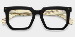Shontay Black Square Glasses2