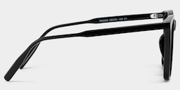 Malika Square Black Polarized Sunglasses4