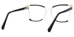 Shelia Butterfly Black Clear Glasses4
