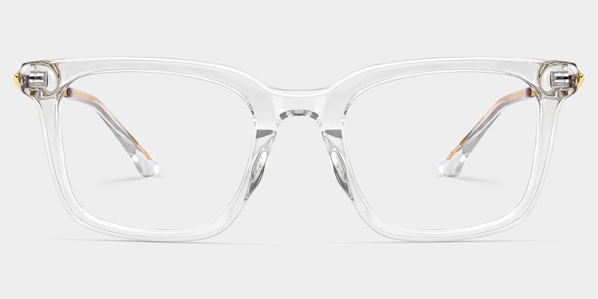 Reese crystal glasses with gold rims Online | ZEELOOL0