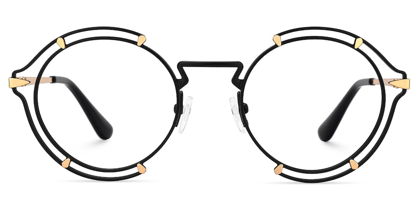 Frazer Round Black Glasses