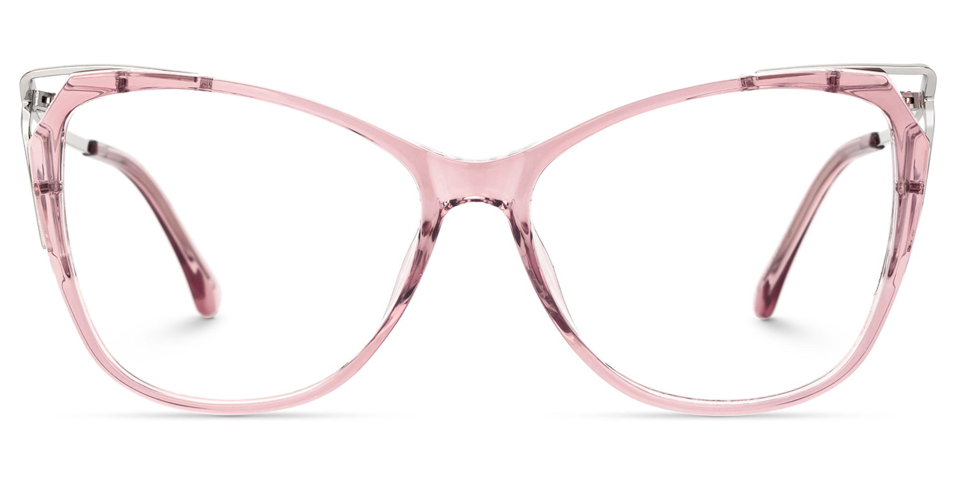 Alana Butterfly Pastel Pink Frame Glasses with TR900