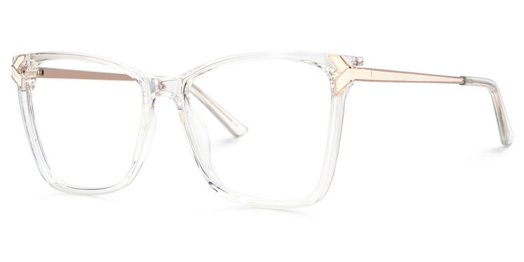Tricee Square Clear Glasses