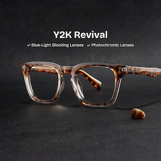 Liam Rectangle Tortoise Glasses0