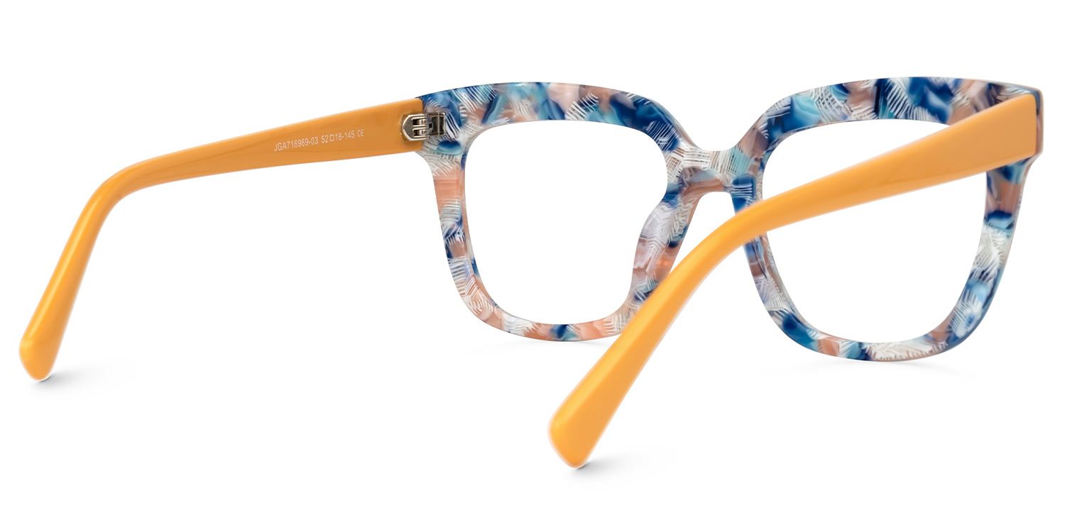 Nina Square Blue-Floral Glasses3
