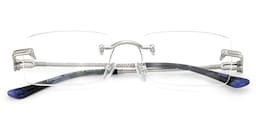 Peavy Rectangle Silver Glasses3