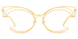 Murphy Cateye Gold Glasses0