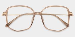 Payton Geometric Beige Glasses1