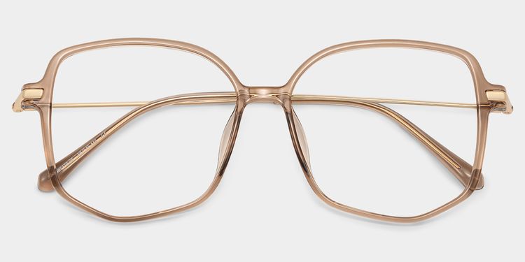 Payton Geometric Beige Glasses