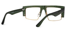Maldonado Rectangle Black Glasses4