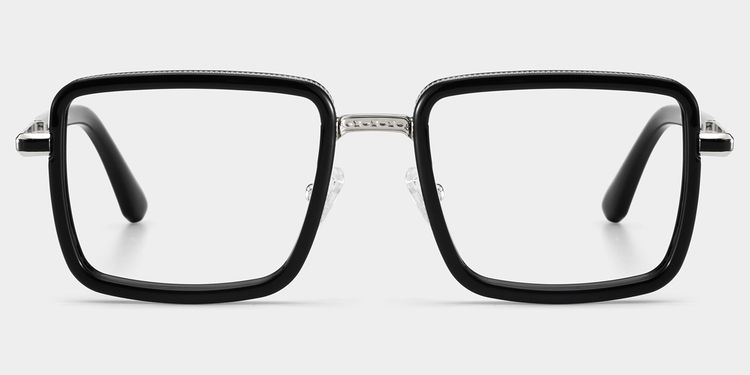 Hunter Square Black Glasses