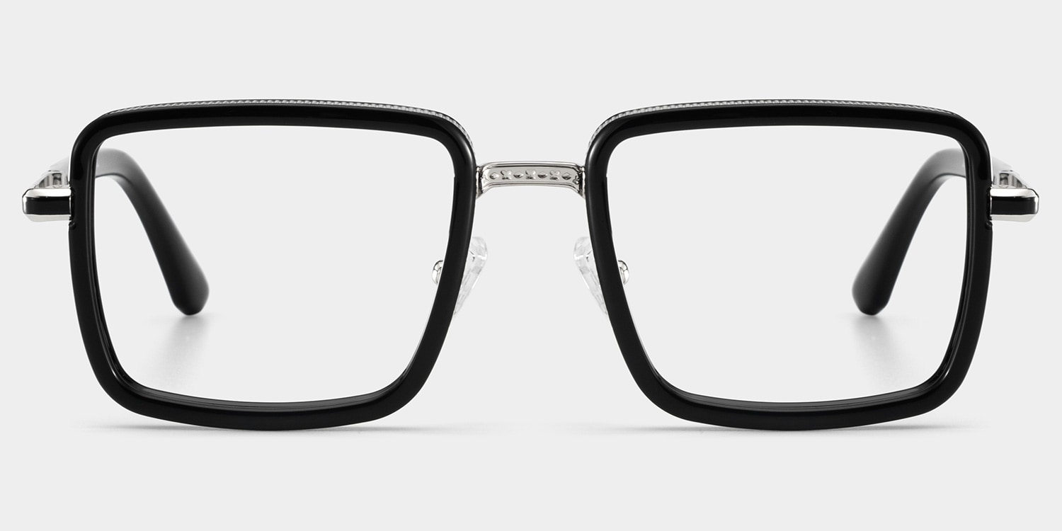 Hunter Square Black Glasses