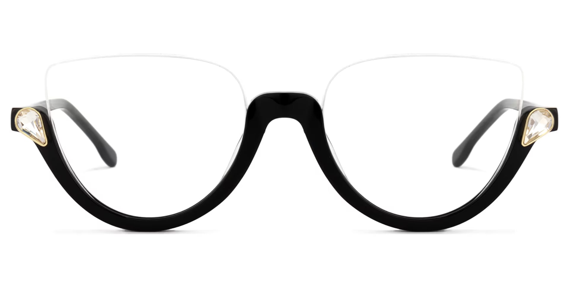 Cat Eye Black Glasses0