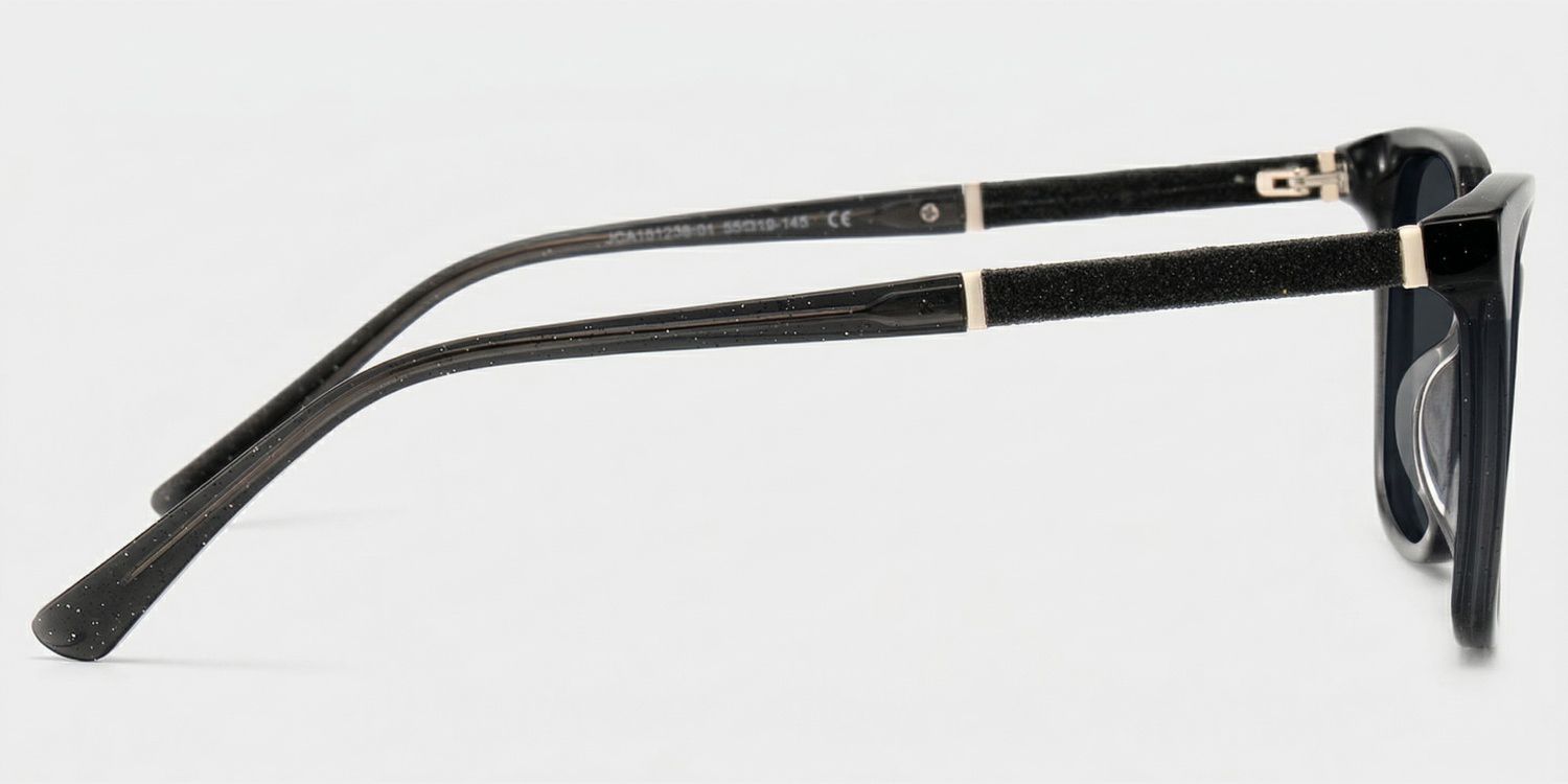 Finnian Acetate Black Butterfly Frame Sunglasses | ZEELOOL