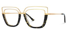 Ornella Cateye Dark Havana  Glasses1