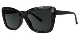 Wendell Cateye Black Glasses1
