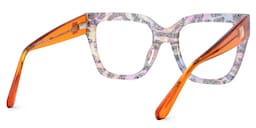 Ruby Square Leopard Print Glasses4
