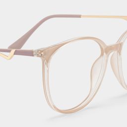 Chanty Round Pink Glasses5
