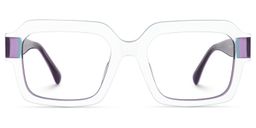 Suarez Square White Glasses0