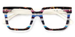 Laguer Rectangle Multicolor Glasses2