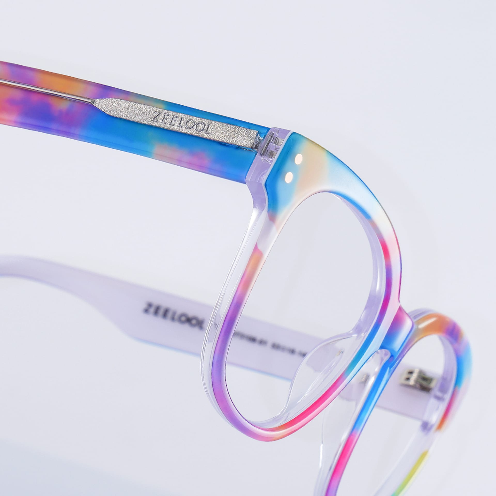 Dante Eyeglasses in Square Multicolor Frame | Zeelool9