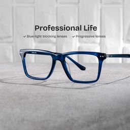 Harper Rectangle Blue Glasses0