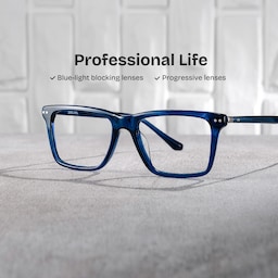 Harper Rectangle Blue Glasses0