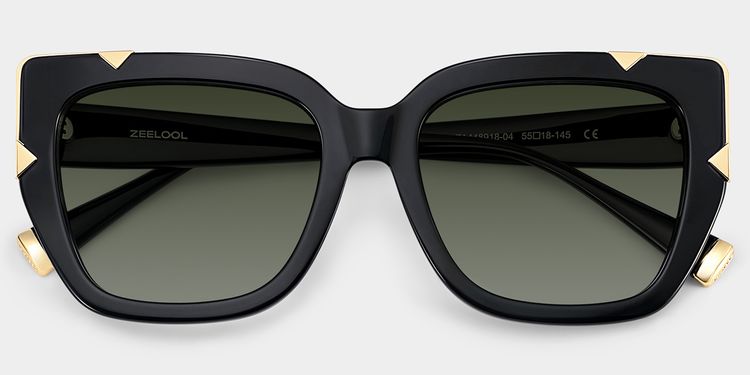 Dax Square Black Glasses