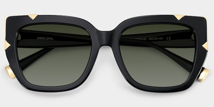 Dax Square Black Glasses