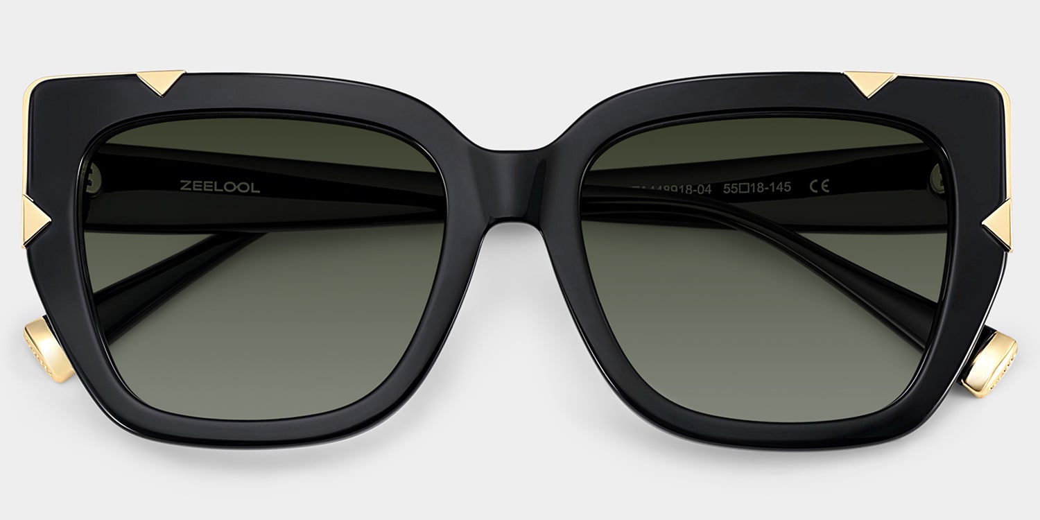 Dax Square Black Glasses