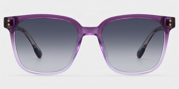Donnalyn Purple Square Glasses