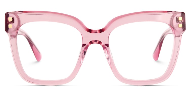 Minguela Square Pink Glasses