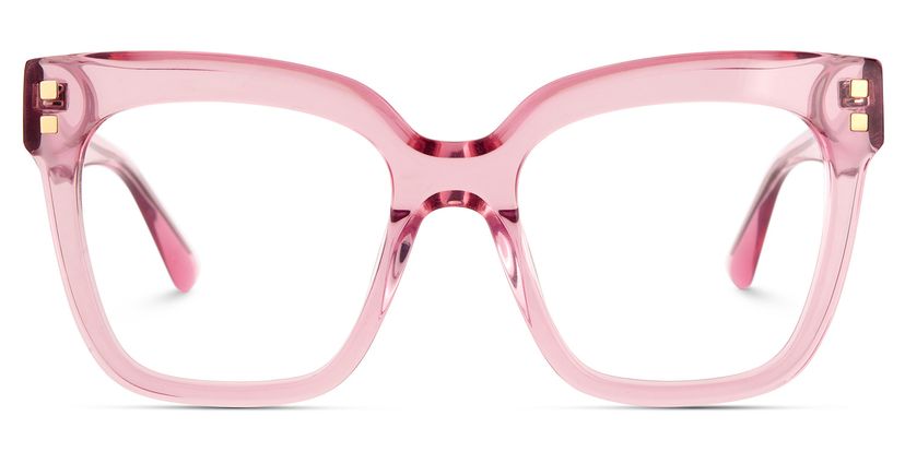 Minguela Square Pink Glasses