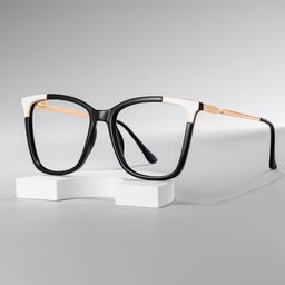 Roshavia Square Black Glasses0