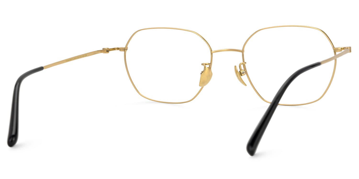 Ardette Geometric Gold Glasses3