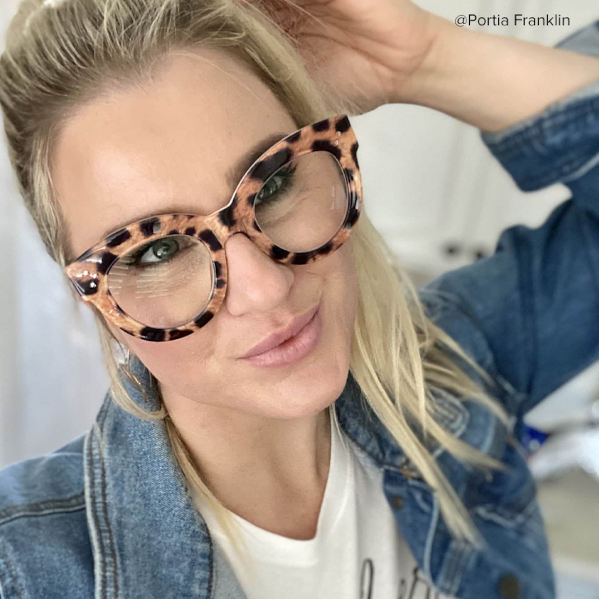 Torres Cat-eye Brown-Leopard Frame Glasses | Zeelool6