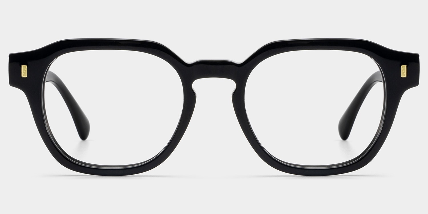 Hope Round Black Glasses