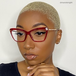 Juliet Cateye Red Glasses9