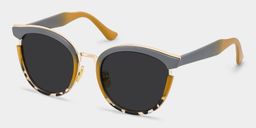 Laraine Gray Cat eye Sunglasses2