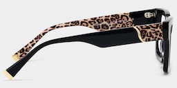 Caius Square Black Glasses8