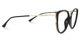 Estrada Cateye Black Glasses2