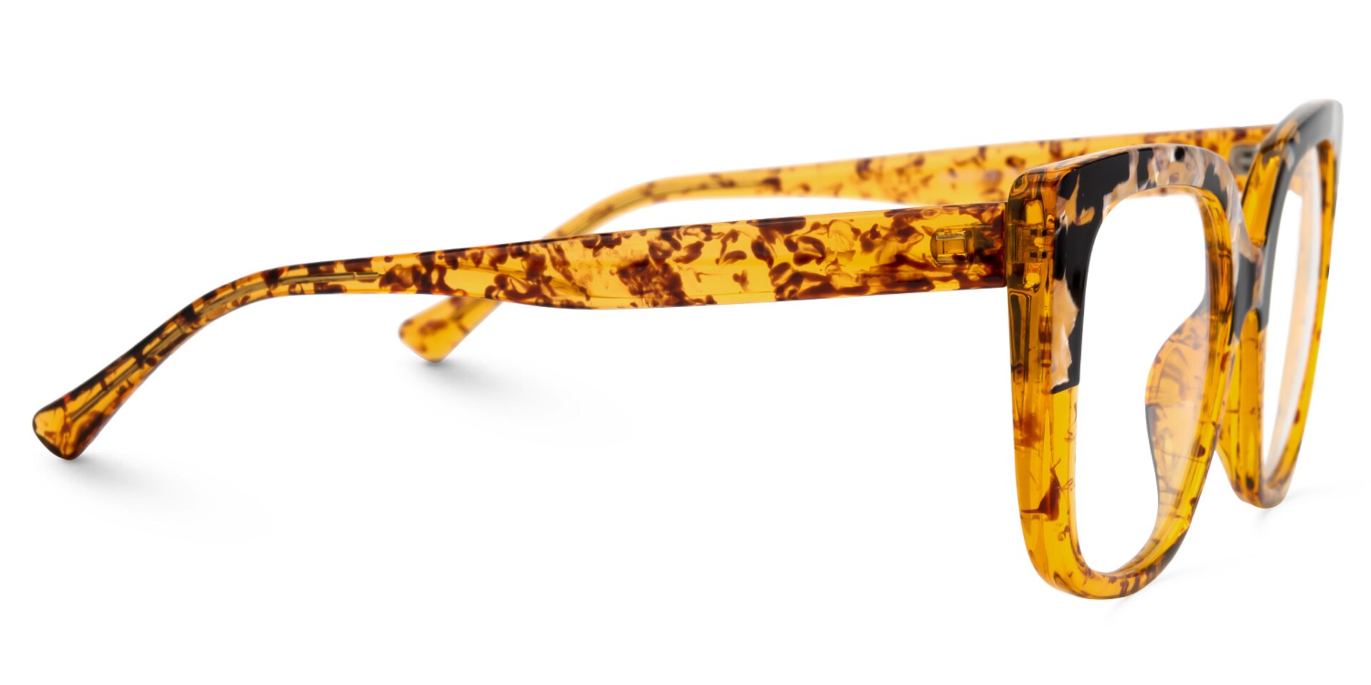 Brenda Square Amber Eyeglasses Online for Women2